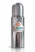 Cubella Stainless Steel Baby Feeding Bottle with Cap – Milk & Water Storage Bottle (Silver)